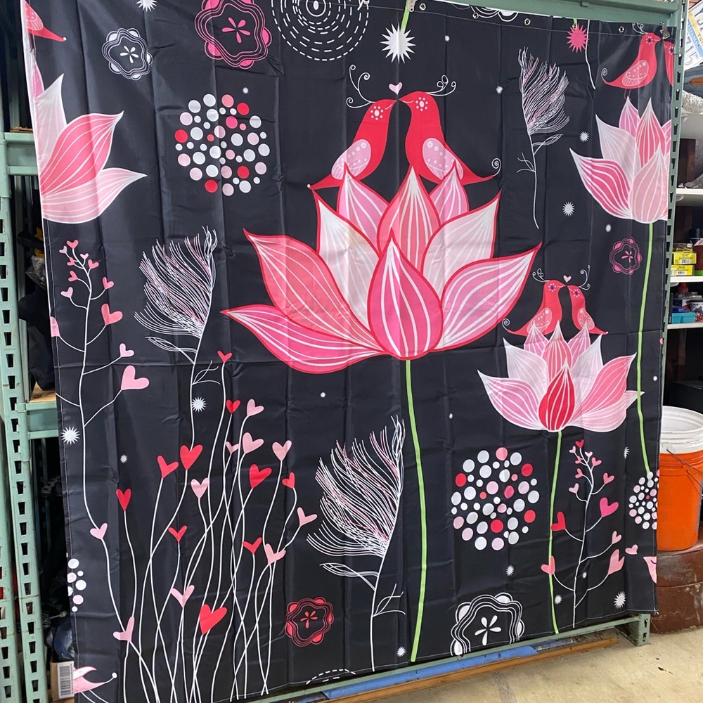 New Magic Lotus shower curtain